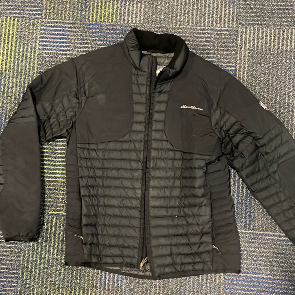 Mens Eddie Bauer lightweight down jacket sz Medium